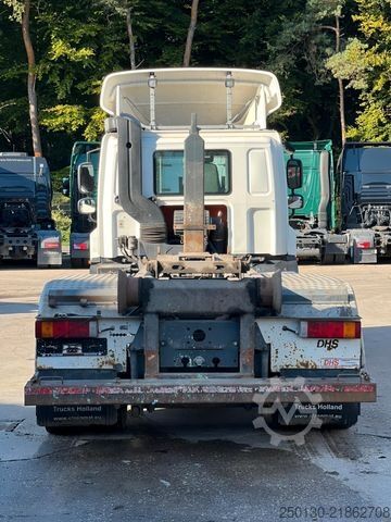 Roll-off tipper truck DAF CF 250 VDL-Abrollkipper mit Planenaufbau u. LBW