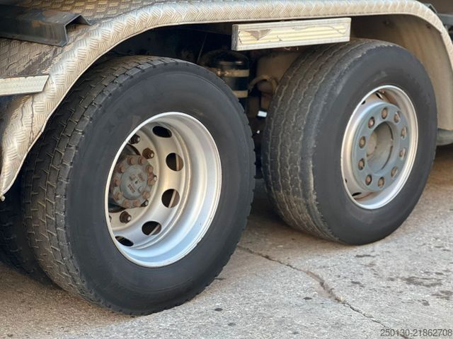 Roll-off tipper truck DAF CF 250 VDL-Abrollkipper mit Planenaufbau u. LBW