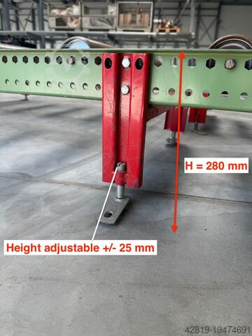 Warehouse roller conveyors WTT Fördertechnik 121