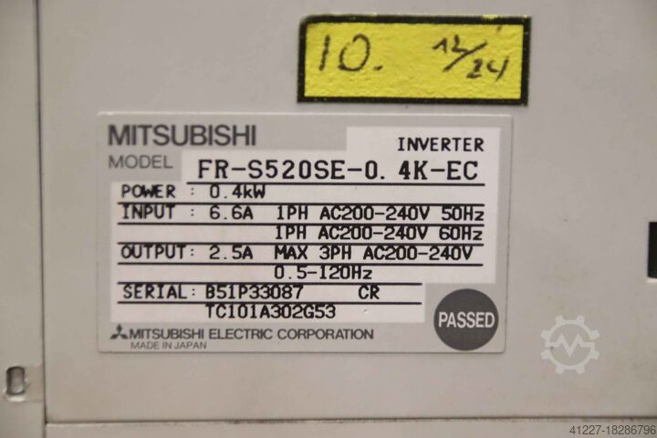 Frequency converter 0.4 kW Mitsubishi FR-S520SE-0.  4K-EC