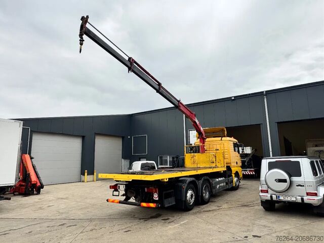 Loading platform MAN TGA 26.390 6x2 + HMF 1250-3