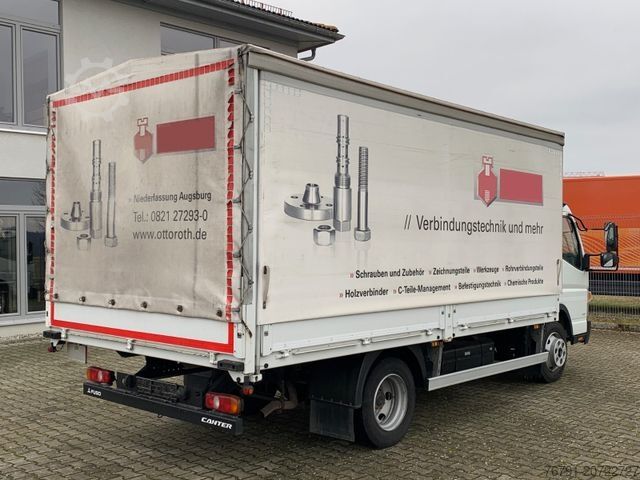 Transporter mit Pritsche & Plane MITSUBISHI Fuso Canter 9C18_ Autom_Klima_Schiebeplane_Euro6