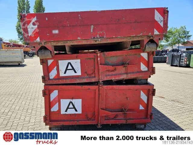 Roll-off container  City-Container/Pritsche mit abklappbaren