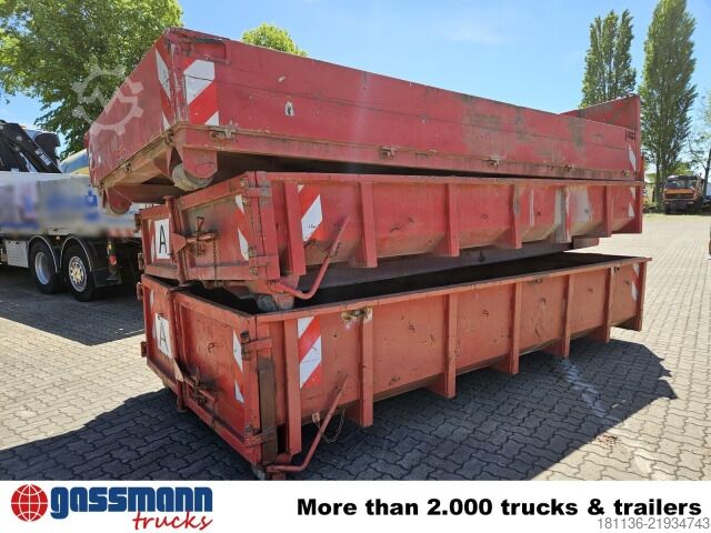 Roll-off container  City-Container/Pritsche mit abklappbaren