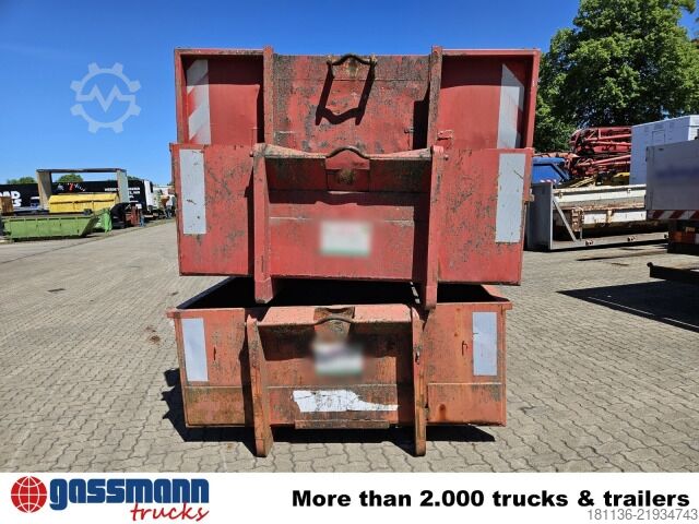 Roll-off container  City-Container/Pritsche mit abklappbaren