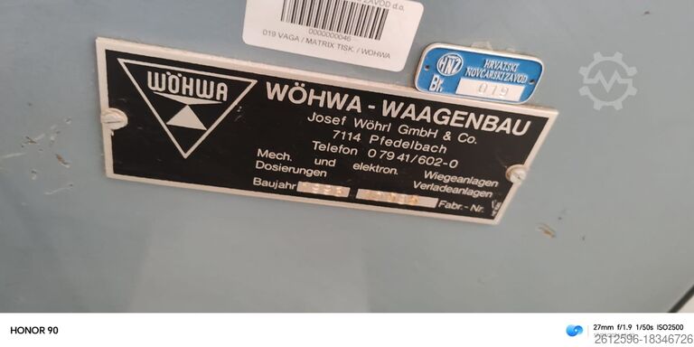 Hochpräzise Waage Wohwa High Precision Scale