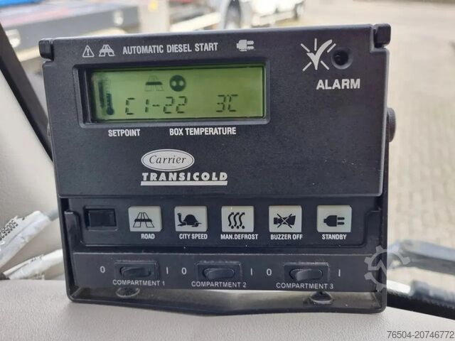 Refrigerated/freezer transport DAF LF 220 Kuhlkoffer/Carrier Supra 850MT / LBW/ EU...