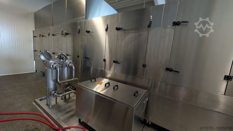 High-pressure water jet system / KLT cleaning Kerres Cleanline KLT400