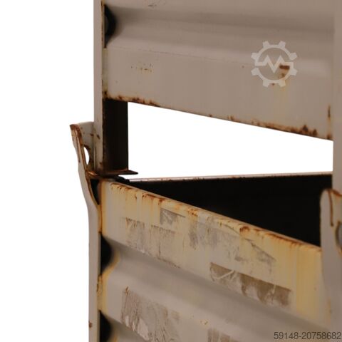 Gebrauchte Stapelboxen Stahl feste Konstruktion Stapelbehälter alle Wände geschlossen, L: Kruizinga 98-571GB