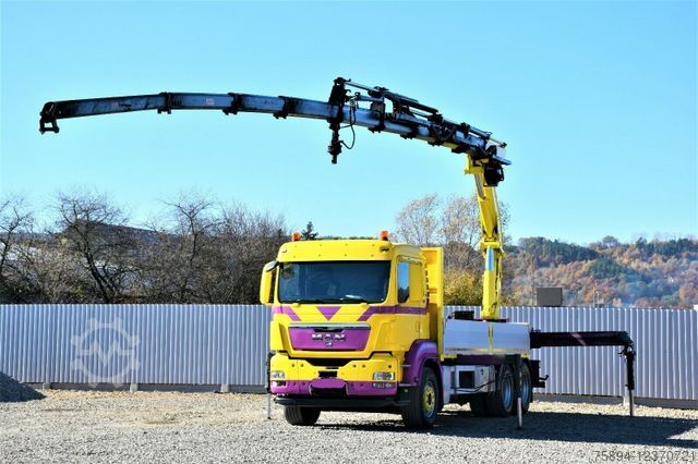 Truck mounted crane MAN TGS 28.440 Pritsche 5,60* HMF 3000 K5 + FUNK !