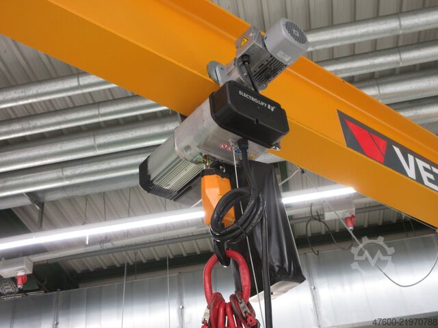 Saeulenschwenkkran Drehkran Kettenzug Vetter Kran Drehkran Hallenkran 2000KG M20-5.0 NL 2000Kg 2t L 5m Kettenzug