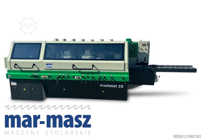 Four-sided planer with 7 heads WEINIG PROFIMAT 23