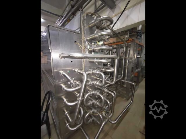 Used HRS pasteurizer cold-fill 8000 LPH - Year 2020  1X8 - MI120 - 8916 - 8000 - 316/316