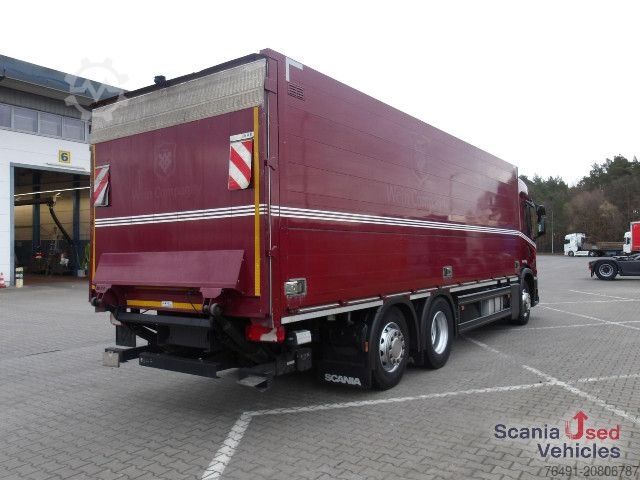 LKW mit Getränkeaufbau Scania G 360 B6x2*4NB / Full Air / Schwenkwand / 19 Pal.