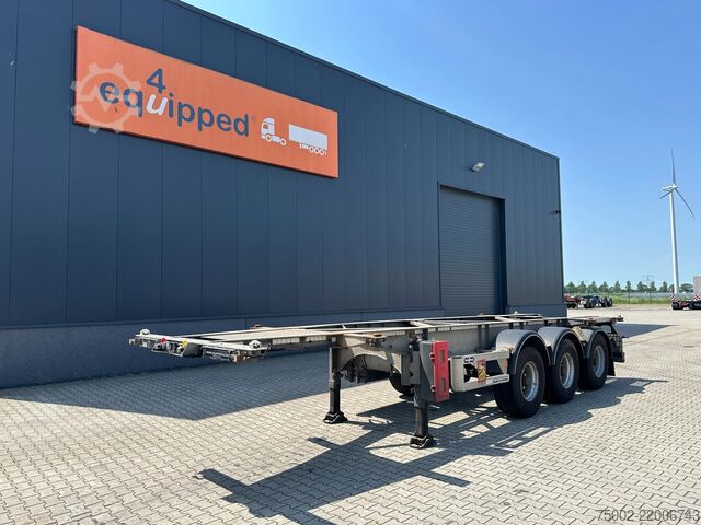 Container transportation Van Hool 20FT/30FT ADR CHASSIS / galvanized / BPW DRUM /...