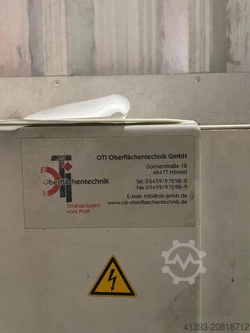 Sandstrahlanlage Strahlkabine Strahlhaus OTI Oberflächentechnik 