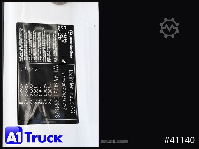 Standard tractor unit MERCEDES-BENZ 1843, SZM, 2 Kreis-Hydraulik, Alufelgen, Mirrorcam,