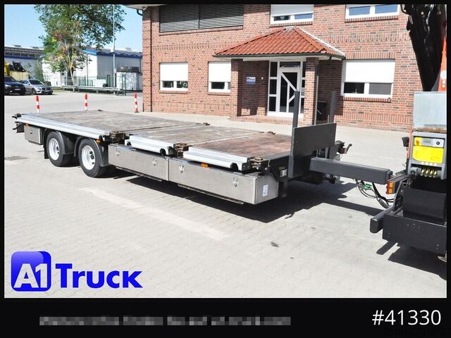 Open trailer STEHMANN ZZW 16, Container, verbreiterbar, ausziehbar, oben gekuppelt