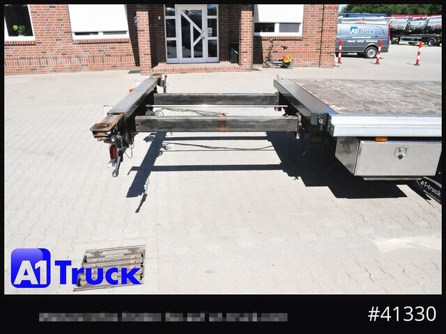 Open trailer STEHMANN ZZW 16, Container, verbreiterbar, ausziehbar, oben gekuppelt