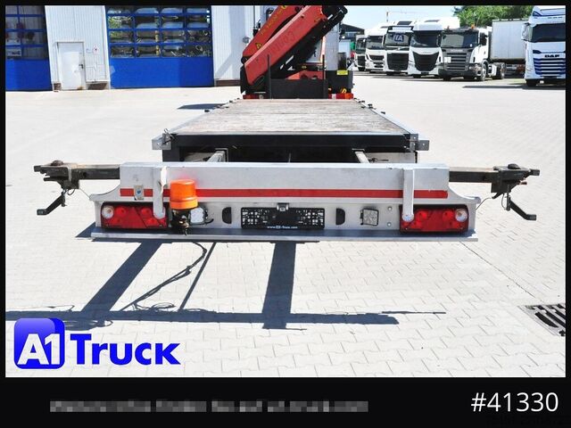 Open trailer STEHMANN ZZW 16, Container, verbreiterbar, ausziehbar, oben gekuppelt