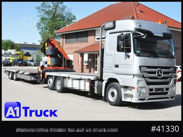 Open trailer STEHMANN ZZW 16, Container, verbreiterbar, ausziehbar, oben gekuppelt