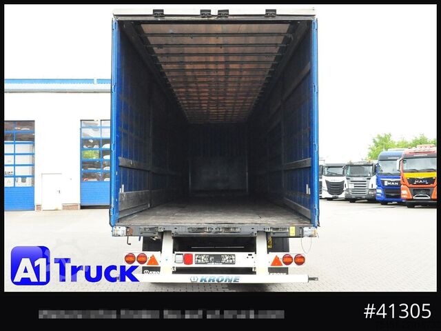 Open semitrailer with tarp KRONE Tautliner, Edscha Code XL, VDI 2700