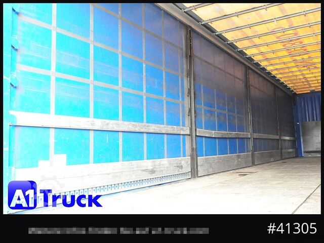 Open semitrailer with tarp KRONE Tautliner, Edscha Code XL, VDI 2700
