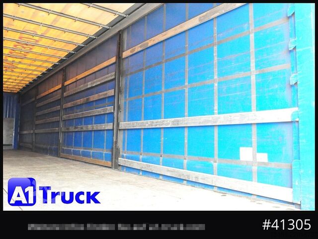 Open semitrailer with tarp KRONE Tautliner, Edscha Code XL, VDI 2700
