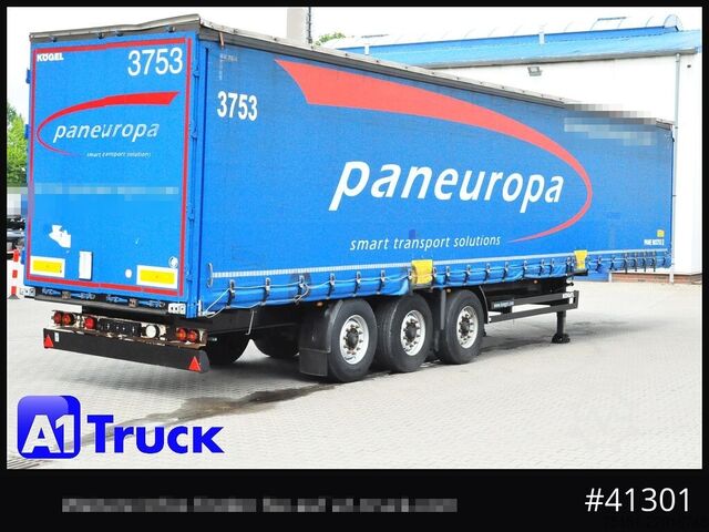Open semitrailer with tarp KOEGEL S 24 Tautliner, Code XL, BPW,  1 Vorbesitzer, VDI 2700