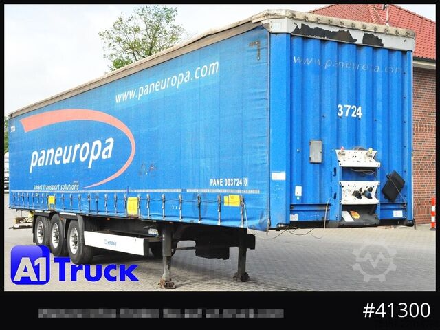 Open semitrailer with tarp KRONE SD Tautliner, Code XL, 1 Vorbesitzer