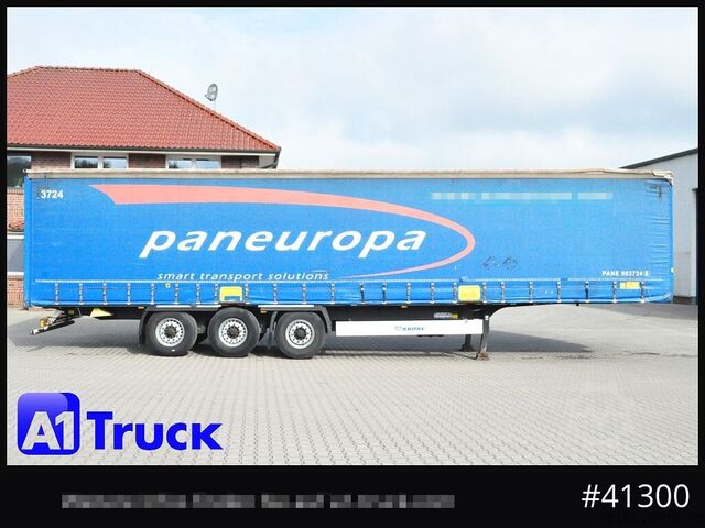 Open semitrailer with tarp KRONE SD Tautliner, Code XL, 1 Vorbesitzer