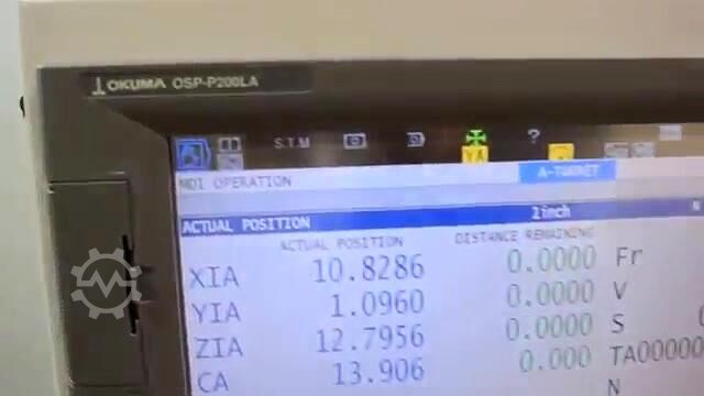 CNC lathe OKUMA LU300-MY SIMULTURN 2SC980