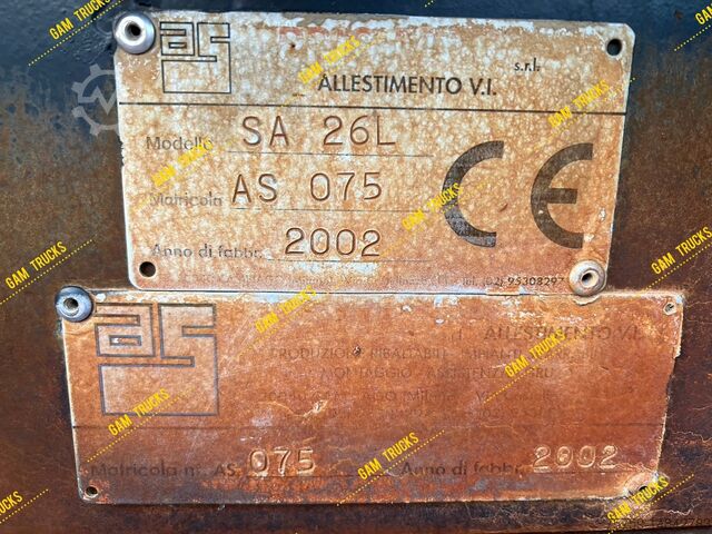 Telehoist load lugger truck MAN 18.285 LE280B Abrollkipper 6x2 Manual