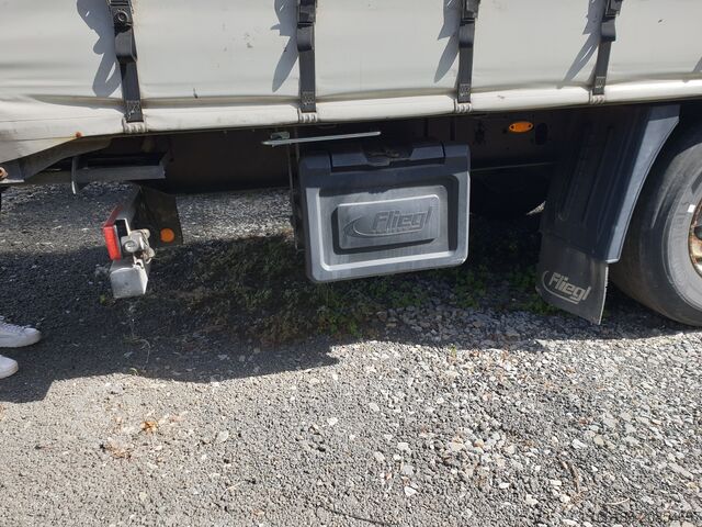 Open semitrailer with tarp FLIEGL 3-Achs Gardine SDS 350 RoadRunner