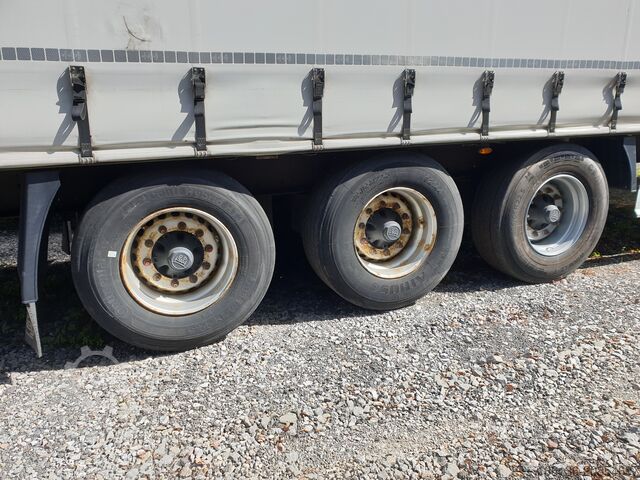 Open semitrailer with tarp FLIEGL 3-Achs Gardine SDS 350 RoadRunner