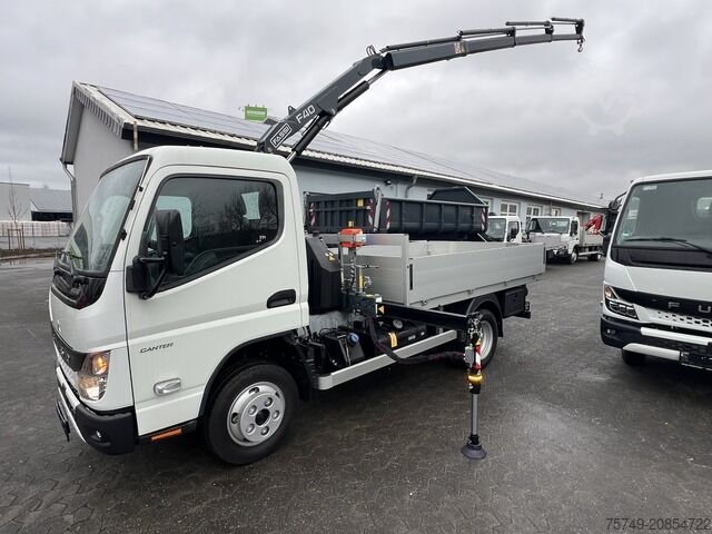 Pritschenwagen Fuso 6S15 Pritsche 3.0m Kran 4xhydr. Funk!