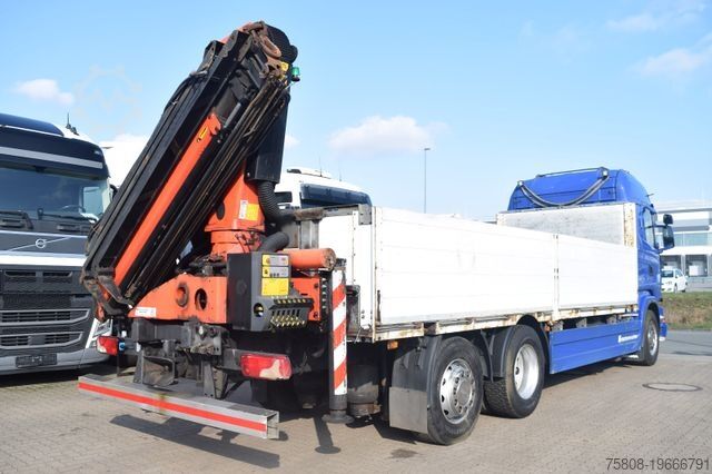 Truck mounted crane SCANIA R440 6x2 Baustoff Palfinger 22002EH-C Container