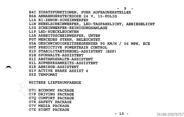 Standard SZM MERCEDES-BENZ Actros 1848 LS BIG Space  VOLLAUSSTATTUNG