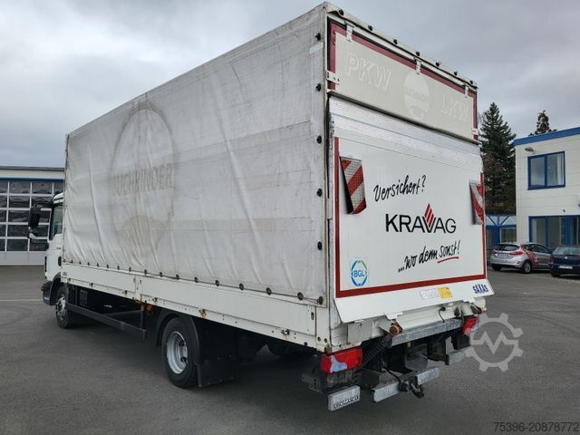 Transporter mit Pritsche & Plane MAN TGL 8.180 BL * Klima * AHK * Nutzlast 2160 kg