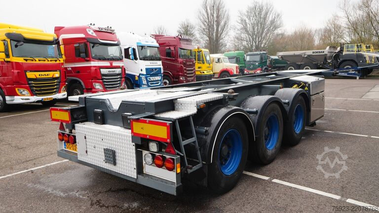 Container transportation Van Hool 20 ft tank container transport trailer