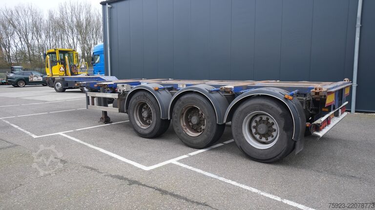 Container transportation D-tec FT-43-03-V Flexitrailer multi container chassis...