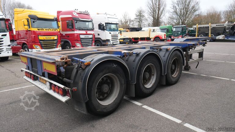 Container transportation D-tec FT-43-03-V Flexitrailer multi container chassis...