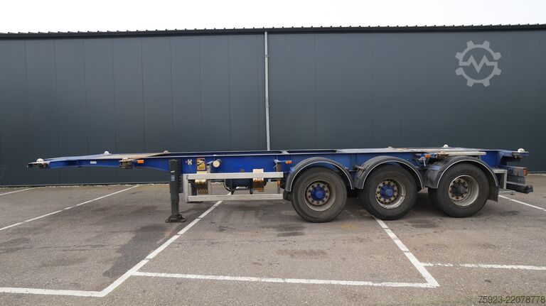 Container transportation Burg Container transport trailer adr 20/30ft