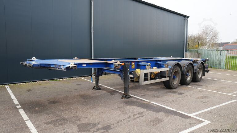 Container transportation Burg Container transport trailer adr 20/30ft
