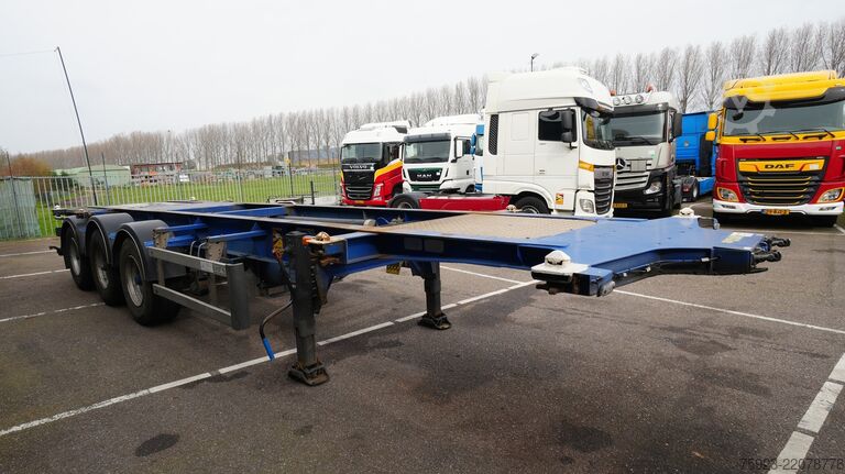 Container transportation Burg Container transport trailer adr 20/30ft
