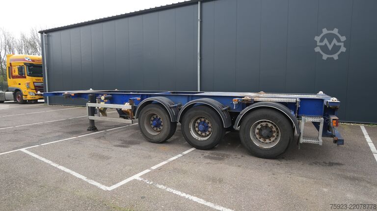 Container transportation Burg Container transport trailer adr 20/30ft