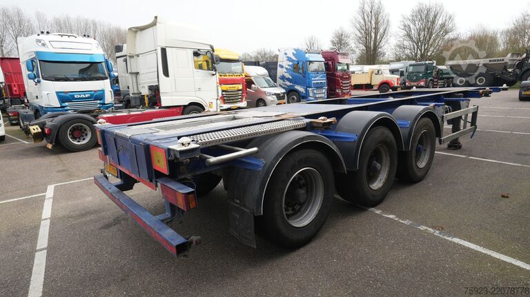 Container transportation Burg Container transport trailer adr 20/30ft