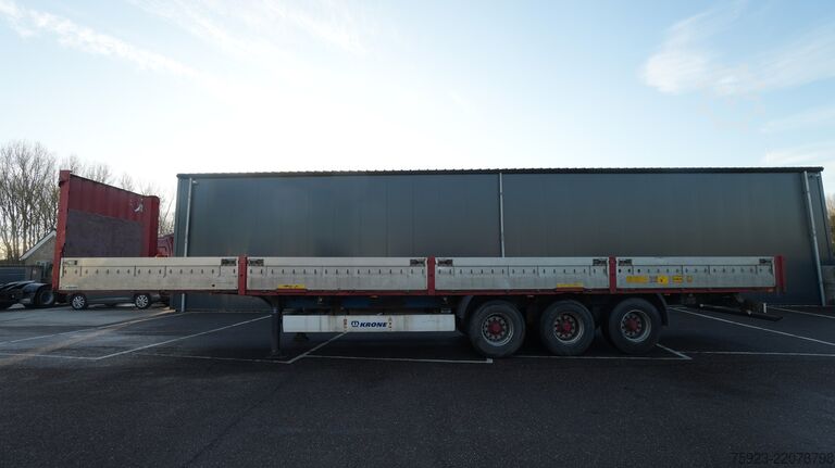 Loading platform Krone Open box trailer with aluminium side boards