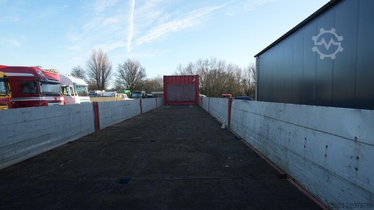 Loading platform Krone Open box trailer with aluminium side boards