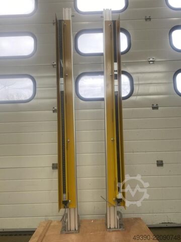 Multi-beam safety light curtain, 1 transmitter + 1 receiver + 2 reflectors, mirror column, device ho FIESSLER ULVT 1500/105 S + ULVT 1500 / 105 E